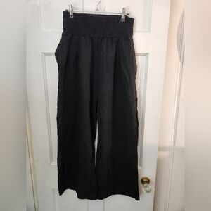 Elegant Black Wide-Leg Women's Pants